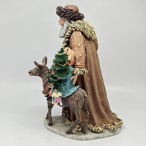 1986 Duncan Royale History of Santa Bavarian Figurine Christmas Signed Numbered - Picture 3 of 10
