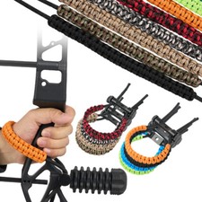 Archery Target Compound Bow Wrist Sling Adjustable Strap Braided Cord Shooting