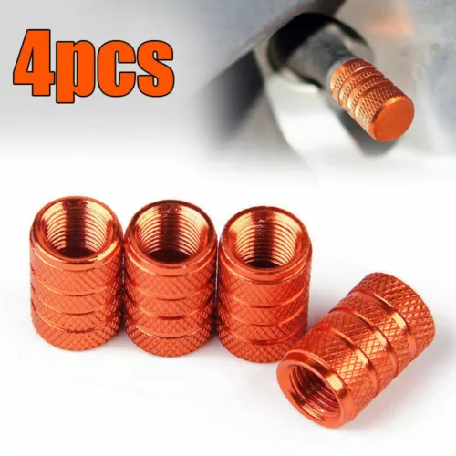 4x Motorcycle Parts Car Wheel Tire Valve Stem Anti Dust Aluminum Cover Caps Kits