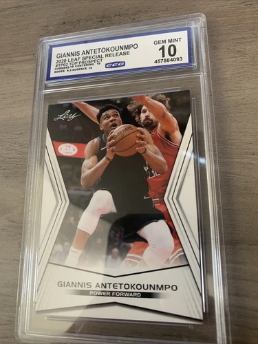 giannis antetokounmpo 2020 leaf special release  #tp02  top prospect