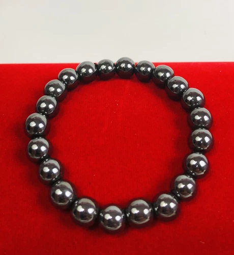 Black Leklai Namphee Bracelet Thai Amulet Beads Mala Gemstone Protection wealth