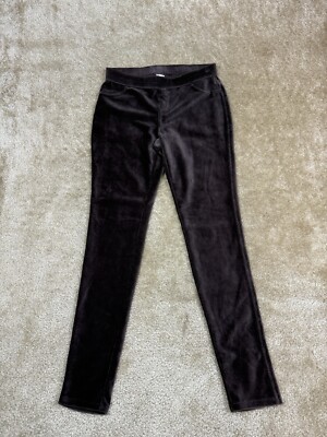 June Daisy Women’s Corduroy Legging Stretch Size Small Chocolate Brown  A449