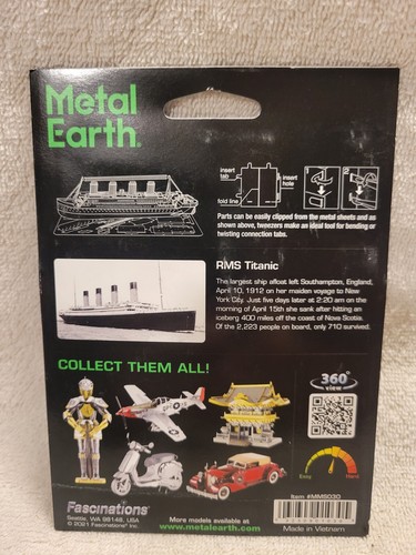 Metal Earth Steel Model Kit Star wars Mass LOTR Marvel DC Merry vespa many more - Picture 29 of 63
