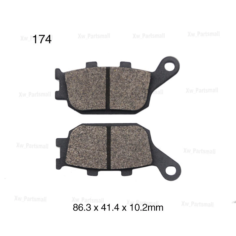 Pastillas de freno delanteras traseras para Honda CBR600 CBR 600 CBR 900 RR Fireblade 98-03 6 piezas Foto 4 de 4