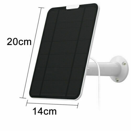 Solar Panels 11.8ft for Eufy Eufycam Cam E/2C/E/2 Pro Wall Mount W/ USB Cable - Picture 4 of 12