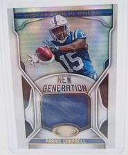 Parris Campbell 2019 Panini Certified New Generation Relic - Indianapolis Colts