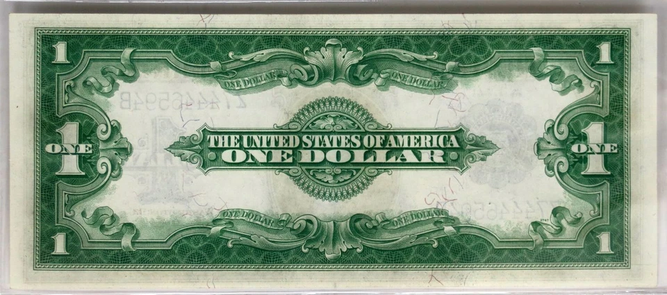 1923 $1 Silver Certificate Banknote Fr. 237 PCGS 67 PPQ " Z 74446594 B Serial #" - Image 2 of 4