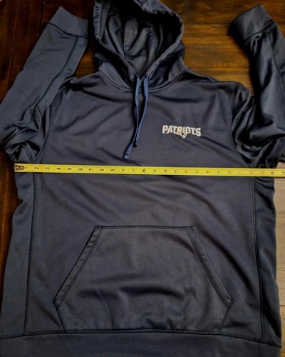Dunbrooke New England Patriots Navy Blue Hoodie Size Large W/Pocket - Picture 8 of 12