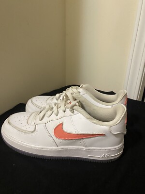 Nike Air Force 1/1 GS White Purple Pulse Size 7y