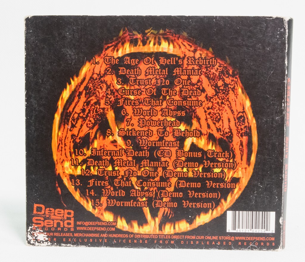 CIANIDE Hell's Rebirth Doom Death Metal CD Rare Bonus Tracks