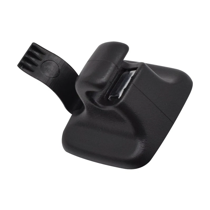 2x Sun Visor Clip Black For VW Beetle Golf 6 Jetta Passat CC Scirocco Tiguan - Imagem 2 de 4