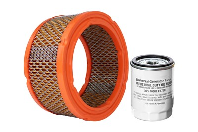 #ad #ad Generac Air Filter 0C8127 amp; UGP Oil Filter Replacement for 070185E 10 20kW $27.00