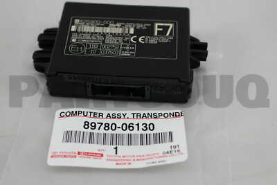 8978006130 Genuine Toyota COMPUTER ASSY 89780-06130 | eBay
