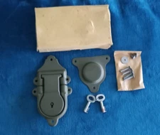 WWII Military Eagle Lock co Trunk Lock Locker Key Stock No 26-L-165.