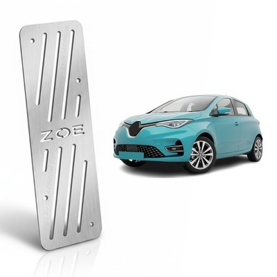 For Renault Zoe 2012-2024 Stainless Steel Foot Rest Dead Pedal LHD Only