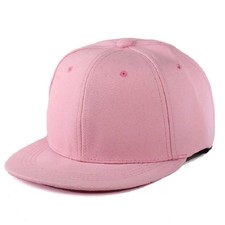 Adjustable Hip Hop Classic Baseball Hat Cap Unisex Men Peak Plain Flat Snapback