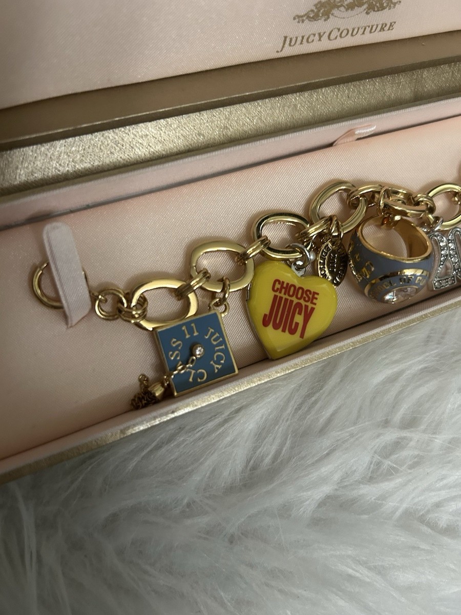 New JUICY COUTURE 2011 Limited Edition Charm Bracelet and Matching