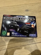Official SEGA Mega Drive Mini Console Boxed 2 Controllers Tested & Working