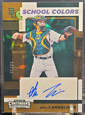 Panini Contenders Gold Cracked Ice Auto /23 Shea Langeliers Baylor #18