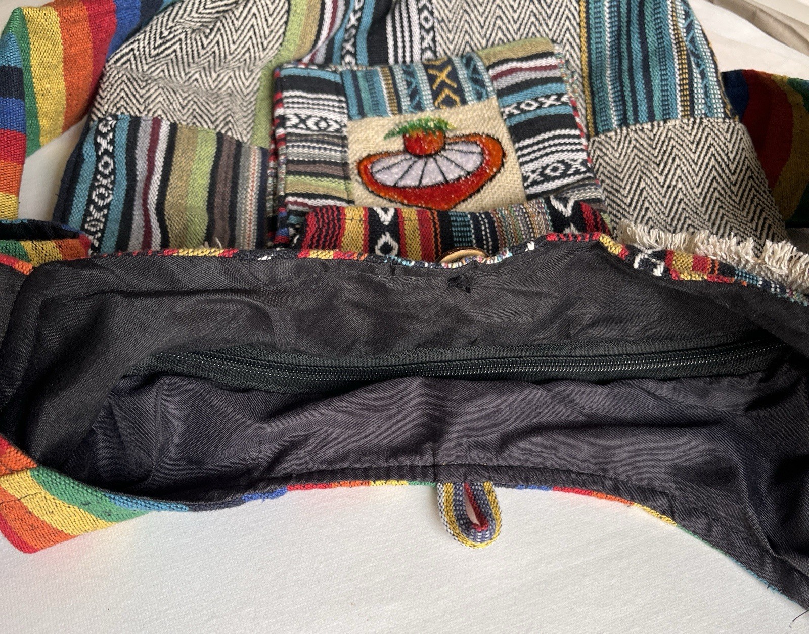 Rising International Patchwork Boho Multi-Color C… - image 10