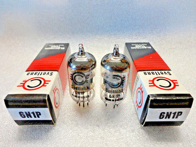 Svetlana 6NP1 Electron Tubes. (2 pcs) New Old Stock, Quick, Safe, USA Shipping
