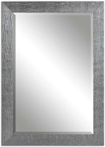 Uttermost 14604 Silver/Grey Tarek Crisp Texture Mirror - Picture 1 of 4