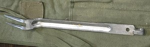 USGI SS Cooking Fork US Clyde Cutlery Co 1967 Service Wear Outfit Cooking 20 Men