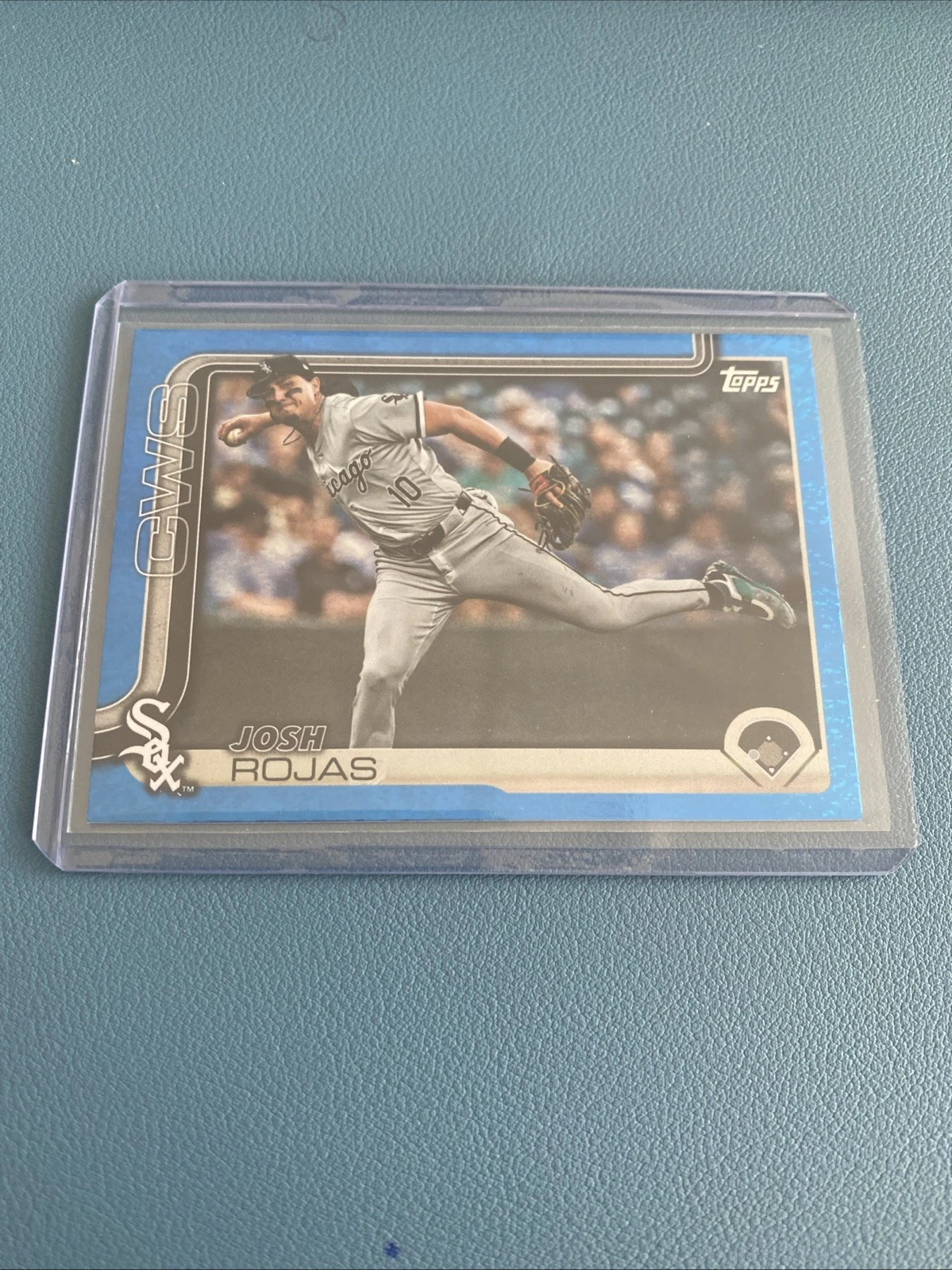 2025 Topps - Josh Rojas #412 - Blue Holo Foil - Numbered 093/150