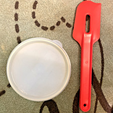 Tupperware Paddle Scraper Spatula Spreader Gadget 🍊 1335 And￼ Wonder 🥣 1286 🎁