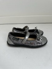 Naturino Ballerinas,Schuhe,Kinderschuhe,Gr.25,dunkelgrau,Glitzer,Klettverschluss