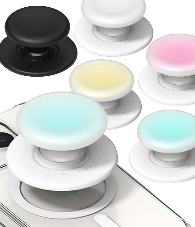 Empuñadura universal para teléfono | Ringke [Tok Magnetic] Empuñadura MagSafe suave antideslizante