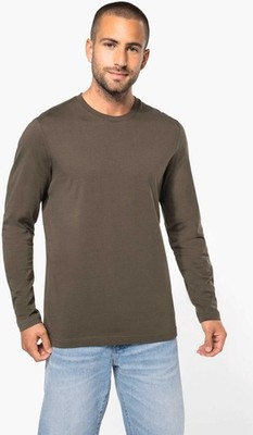 Herren Langarmshirt Men's long-sleeved crew neck T-shirt | Kariban | K359