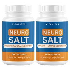 2x Neuro Salt Capsules, Neuro Salt Nootropic Supplement 120 Capsules 