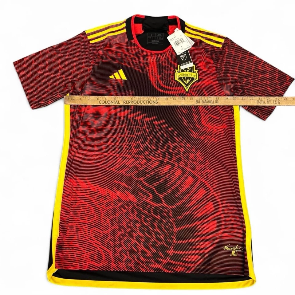 Adidas Seattle Sounders FC 23/24 Men's Size L Soccer Jersey HI1844 - Image 4 of 4