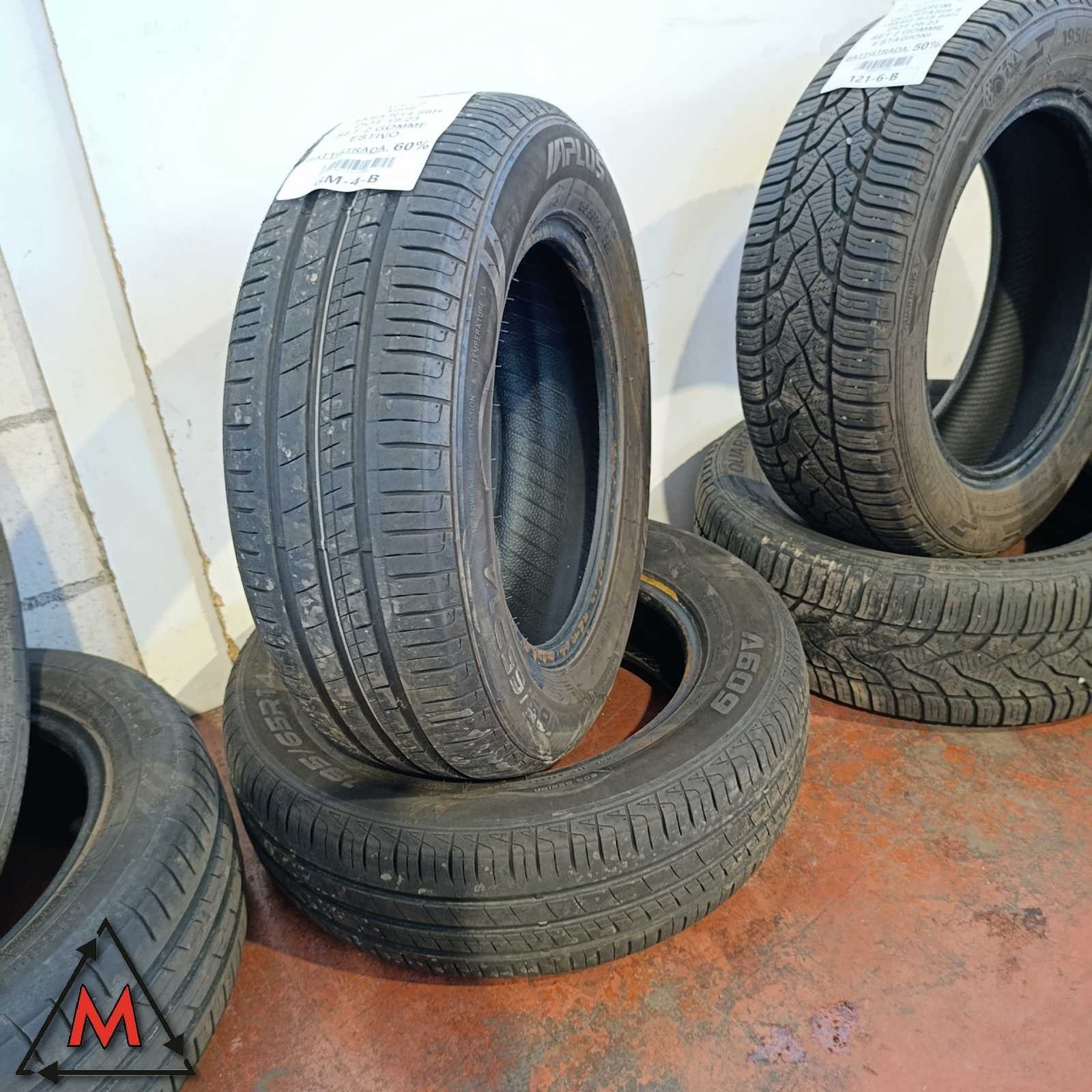 Set 2 gomme pneumatici estivi 185/65 R14 86H APLUS A609 usati (123368)