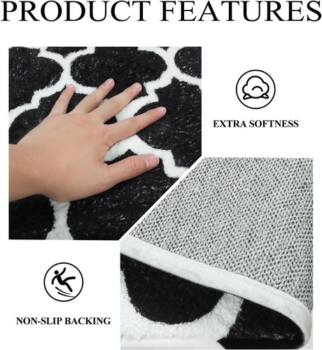 Soft Vintage Moroccan Hallway Runner Rug 2' x 6' - Secure, Stylish & Washable - Picture 9 of 9