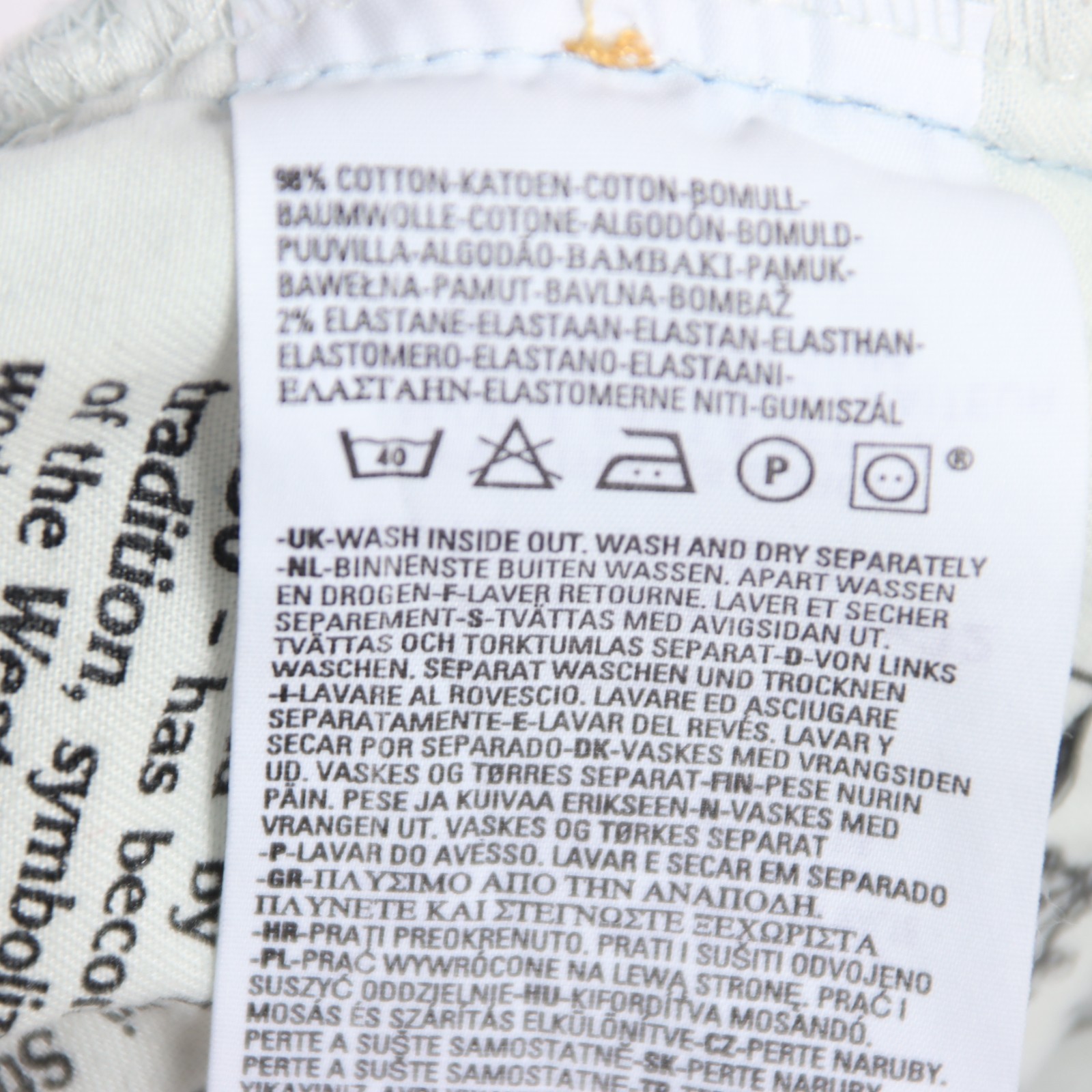 Levi's 544 flare bootcut W28 L32 (Cod.J555) vintage jeans used in Levis denim thumbnail 9