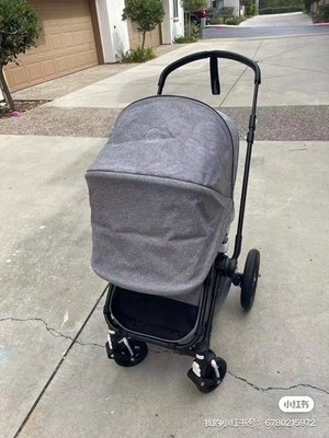 Bugaboo Cameleon Gray Stroller with Rain Cover, Adjustable Handles