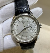 Rolex Cellini Date 18K White Gold 39MM Men’s Watch Ref. 50519