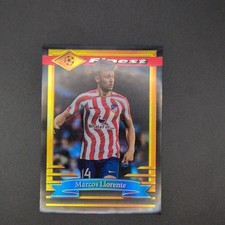 Marcos Llorente 2022-23 Topps Finest Flashbacks UEFA Black Refractor /25 #91