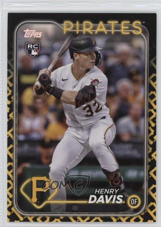 2024 Topps Series 1 Team Color Border Henry Davis #295 6m7