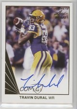 2017 Leaf Ultimate Draft Flashback 1990 Gold 8/50 Travin Dural #BA-TD2 Auto 2b2