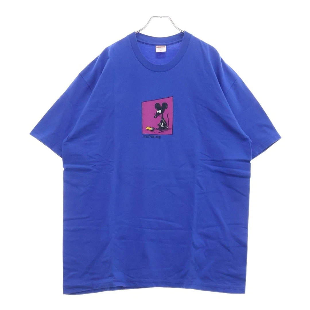 SUPREME 21SS Mouse Tee Illustration Print Col Rond Manches Courtes Coupe & Couture Occasion