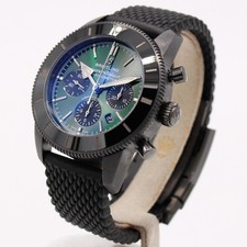 Breitling Superocean Heritage Chronograph 44 DLC BlackSteel Green MB01621A1L1S1 2
