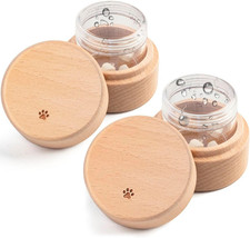 2PCS Pet Urns for Dog or Cat Ashes, Pet Hair Keepsake Box, Mini Urns for Pet Ash