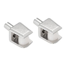 Glass shelf brackets clip shaft closure for mounting 5-8mm, type-01.2pcs