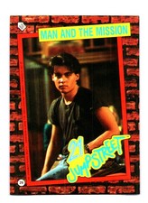Johnny Depp Man and the Mission 1987 Topps 21 Jump Street #29