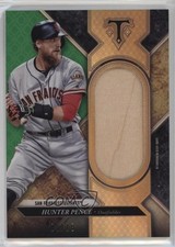 2017 Topps Triple Threads Single Jumbo Relics Emerald 1/18 Hunter Pence 0b0