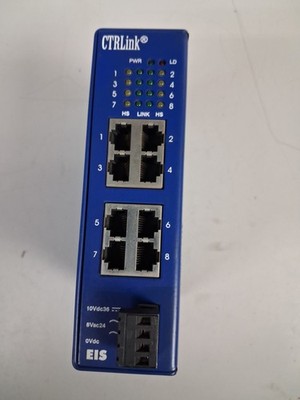 CTRLink CONTEMPORARY CONTROLS EIS8-100T 8 Port Ethernet Switching Hub
