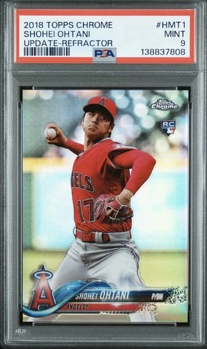 2018 Topps Chrome Update Shohei Ohtani Refractor /250 PSA 9 Rookie RC